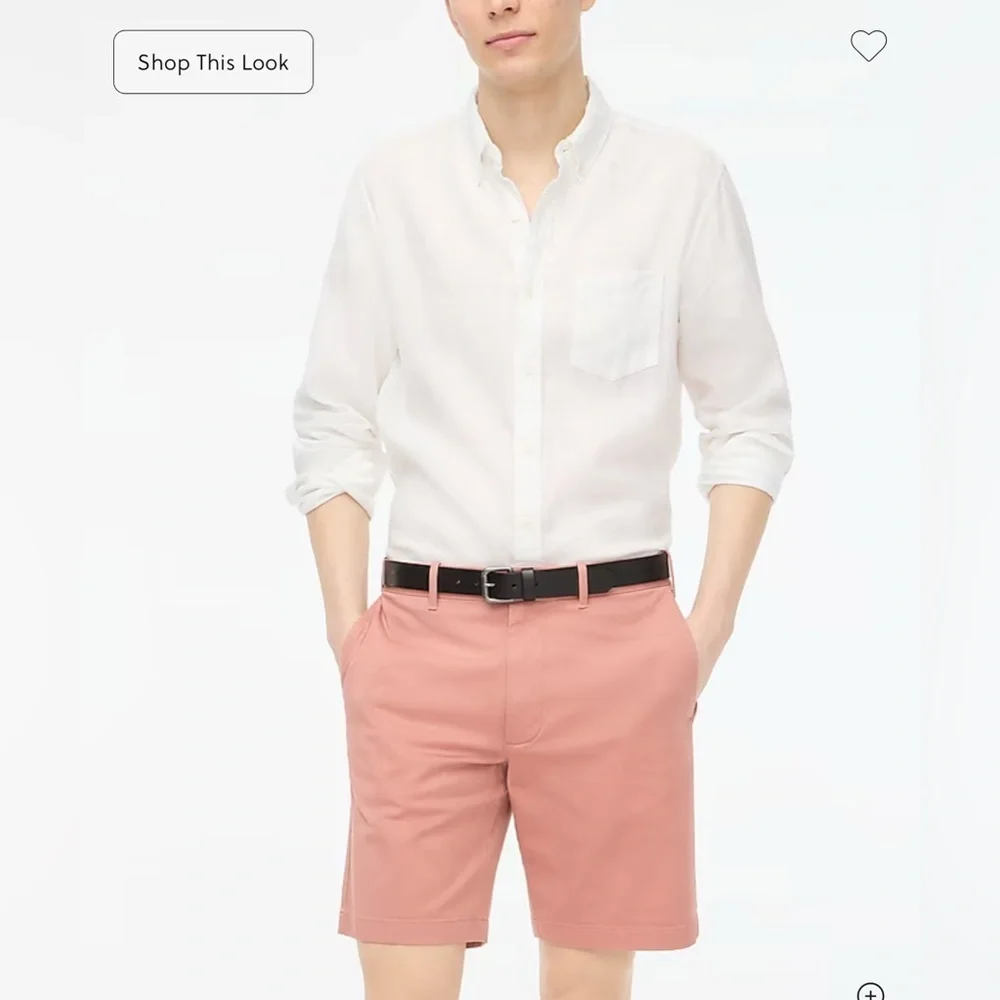 J. Crew Flat Front Pink and Blue Shorts for Casual Style